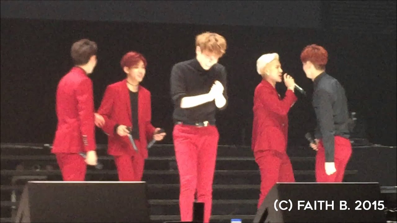 111415 BamBam GG dance, Yugyeom dance, Youngjae Hit the Quan - GOT7 in Manila