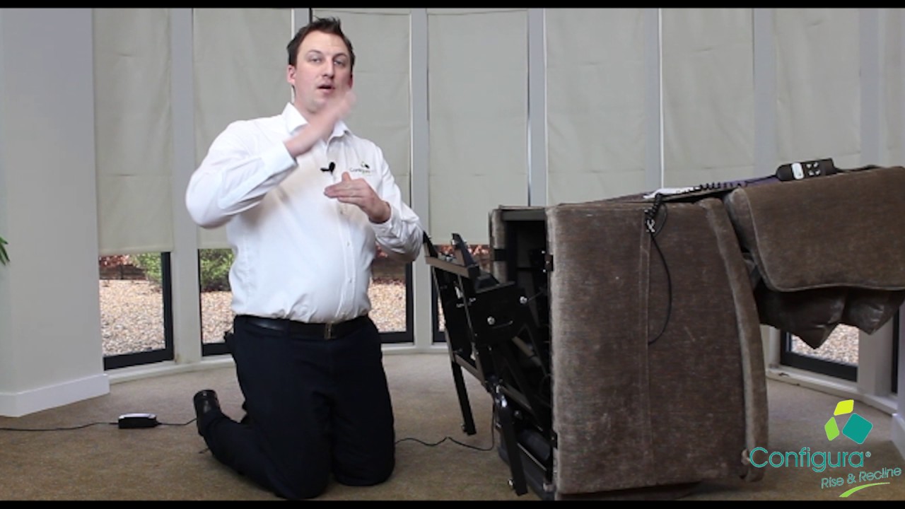 Rise adjustment on the Configura® Rise & Recline chair
