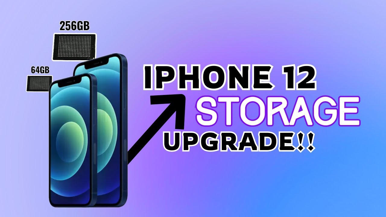iPhone 12 Storage Expansion | 64GB To 256GB