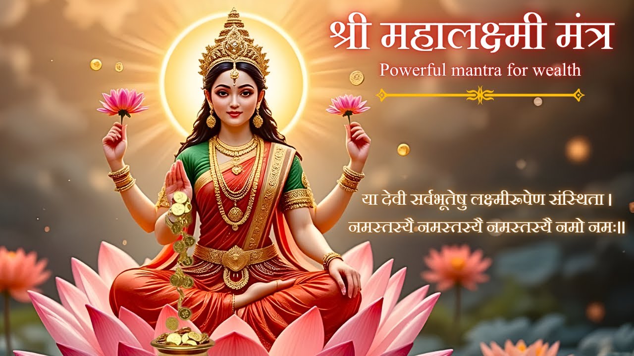 Powerful Lakshmi Mantra For Money, Protection, Happiness