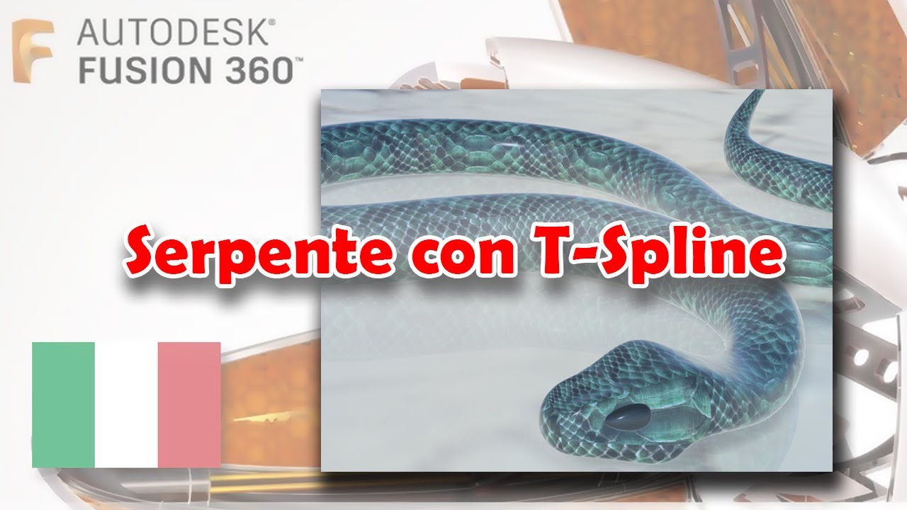 Serpente con T-Spline [Fusion 360 - Tutorial ITA]