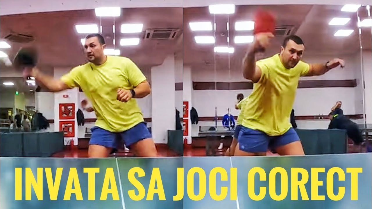 TENIS DE MASA sau PING PONG - reguli de baza si cum se joaca