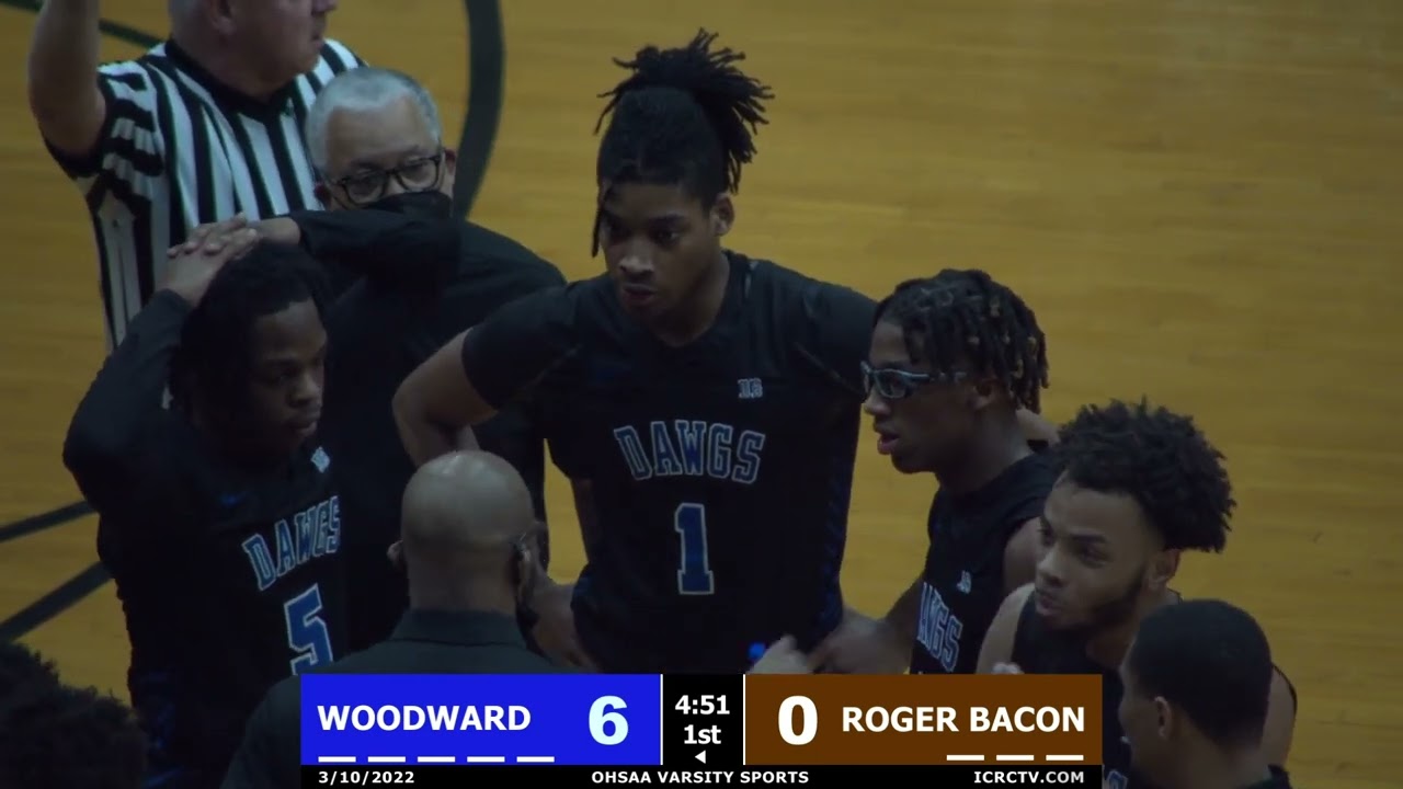 Boys Playoff Basketball - Woodward vs Roger Bacon