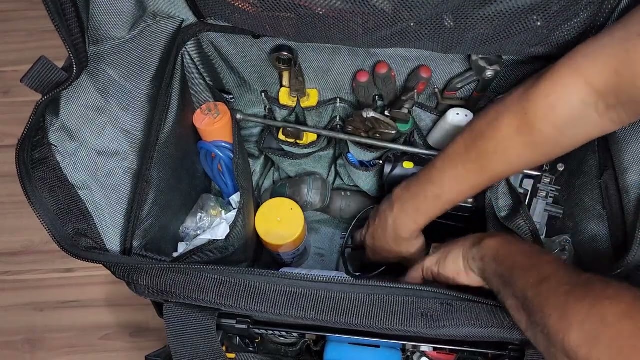 Mala Toughbuilt para Técnicos em Lavadoras e Lava e Seca.