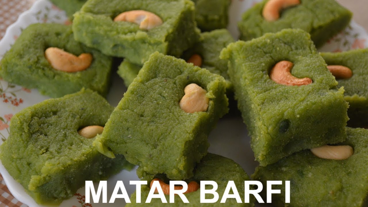 Recipe - Matar Barfi - Green Peas Barfi -घर मे कैसे मटर बर्फी बनाये-How to make Matar Barfi at home