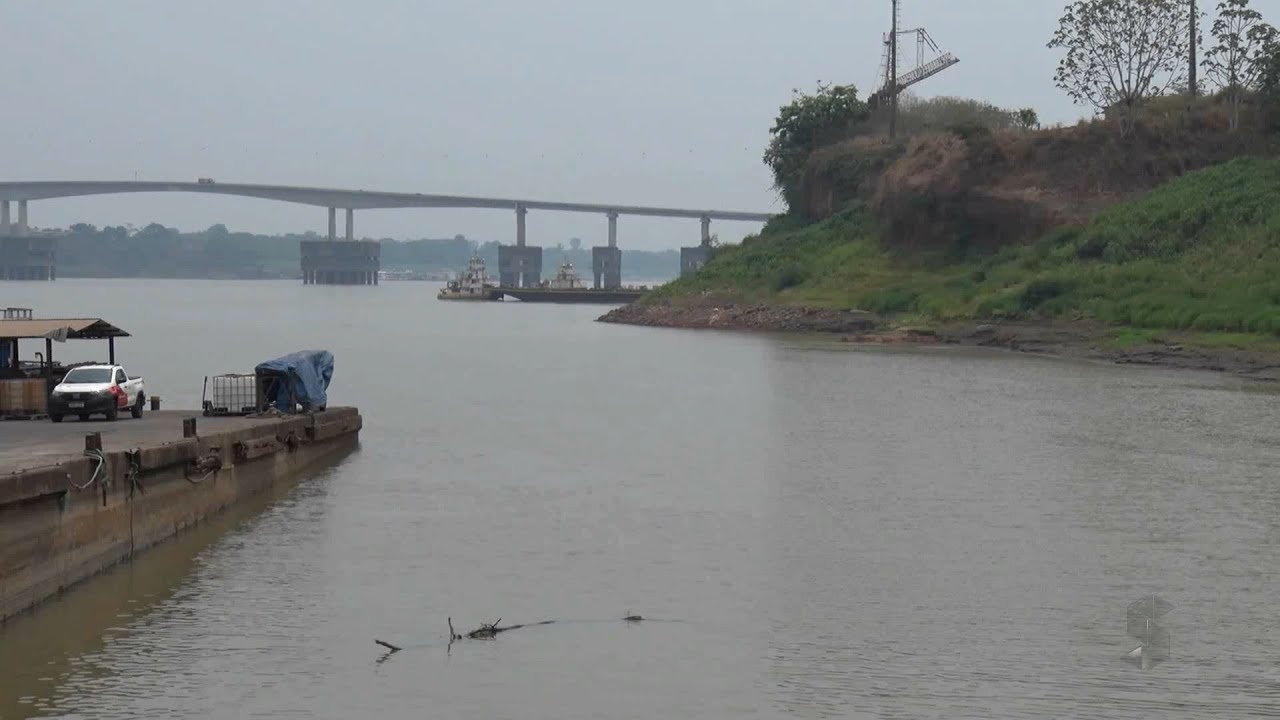 Nível do Madeira causa a interrupção total do transporte fluvial em Porto Velho