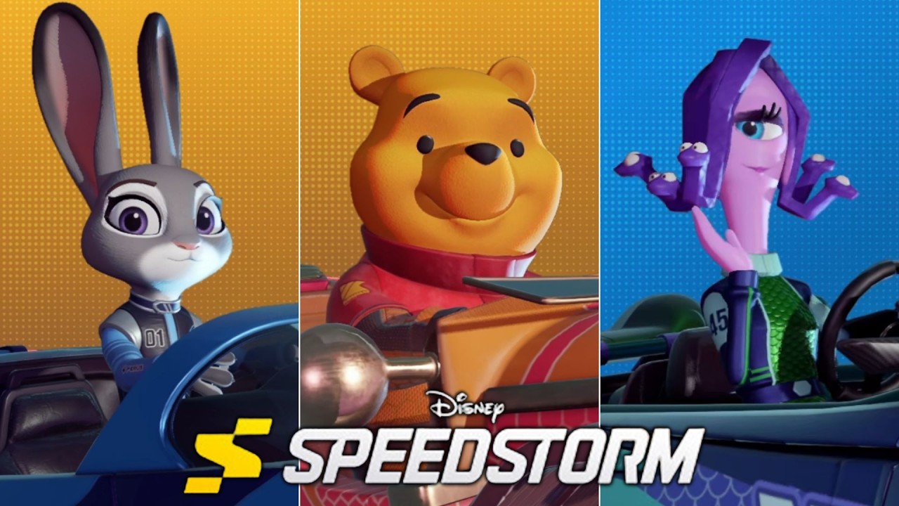 Disney Speedstorm (PC) // Online Races - Season 17 Zootopia (Judy Hopps, Winnie The Pooh, Celia Mae)