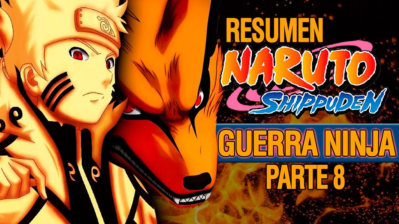 🔴 Naruto ROMPE la MÁSCARA de Tobi |  La gran Cuarta Guerra Ninja resumen Parte 8