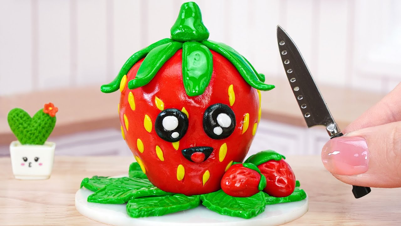 🍓 Cutest Realistic Miniature Strawberry Cake Decorating 🍓 1000+ Miniature Ideas By Mini Cakes Making