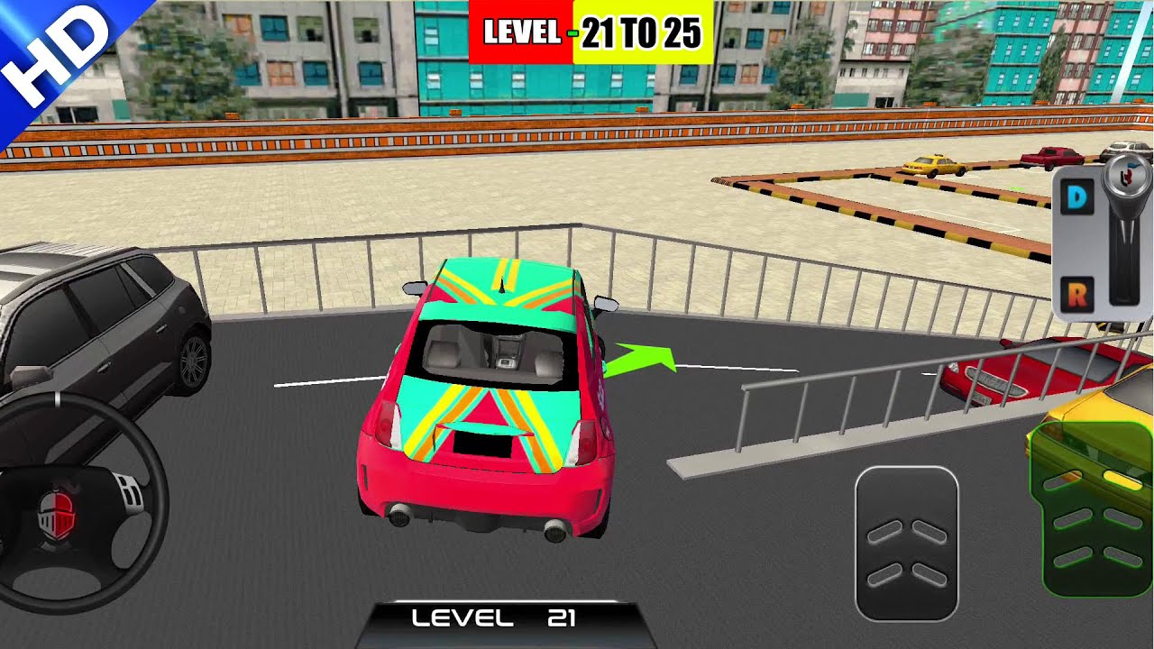 Modern Car Parking 3d Level 21 to 25 | Car Parking | Game Play in Usa Style | Car Parking Simulator