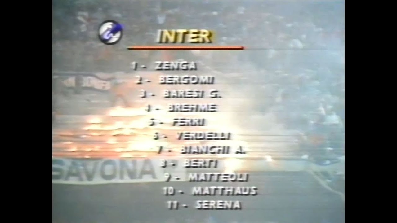 Inter Mailand - FC Bayern München (Uefa-Pokal Achtelfinale 88/89, Rückspiel, 