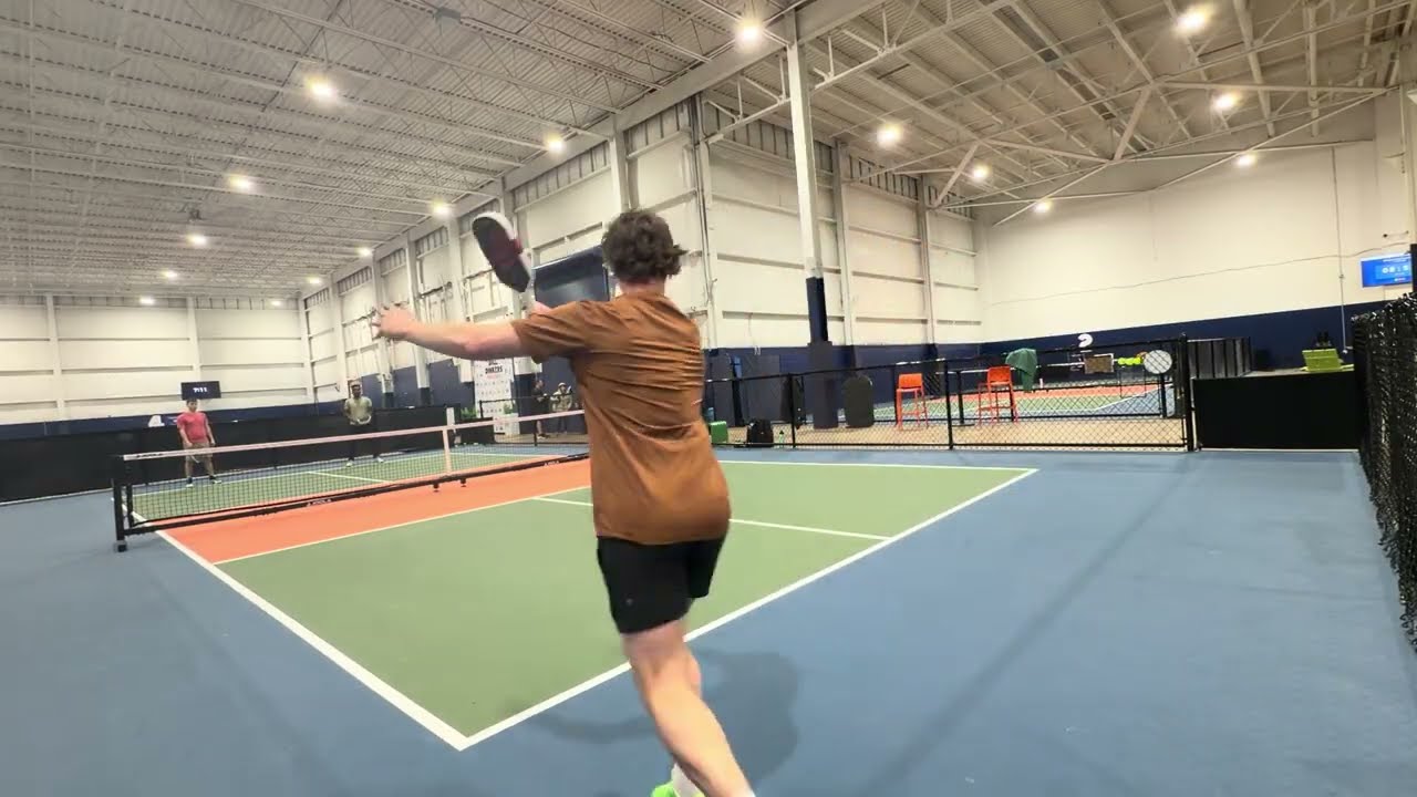 4.5 Pickleball. Trying to Control the Kitchen with Smart Plays Only. Dan/Ashwin vs Sam/Justin 2