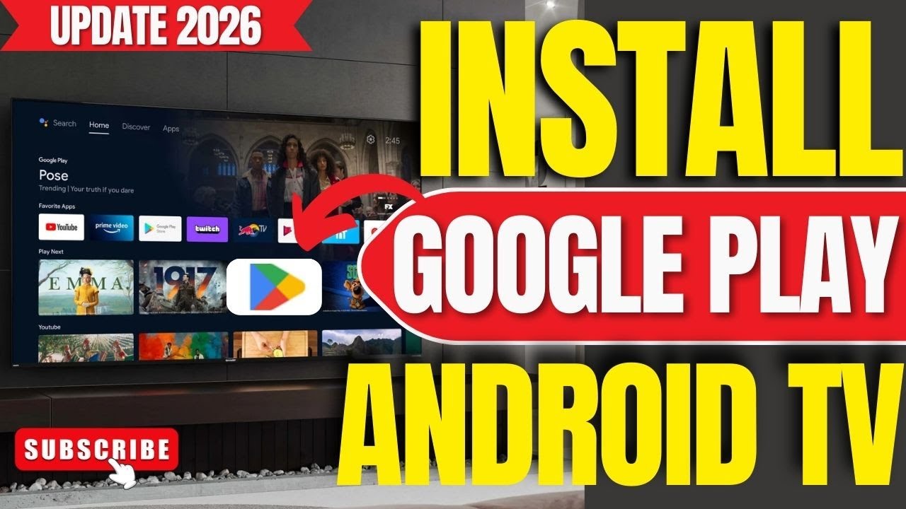 ✅ОБНОВЛЕНИЕ 2026 ГОДА: Как установить приложение Google Play Store на ЛЮБОЙ Android TV, ТВ-приста...