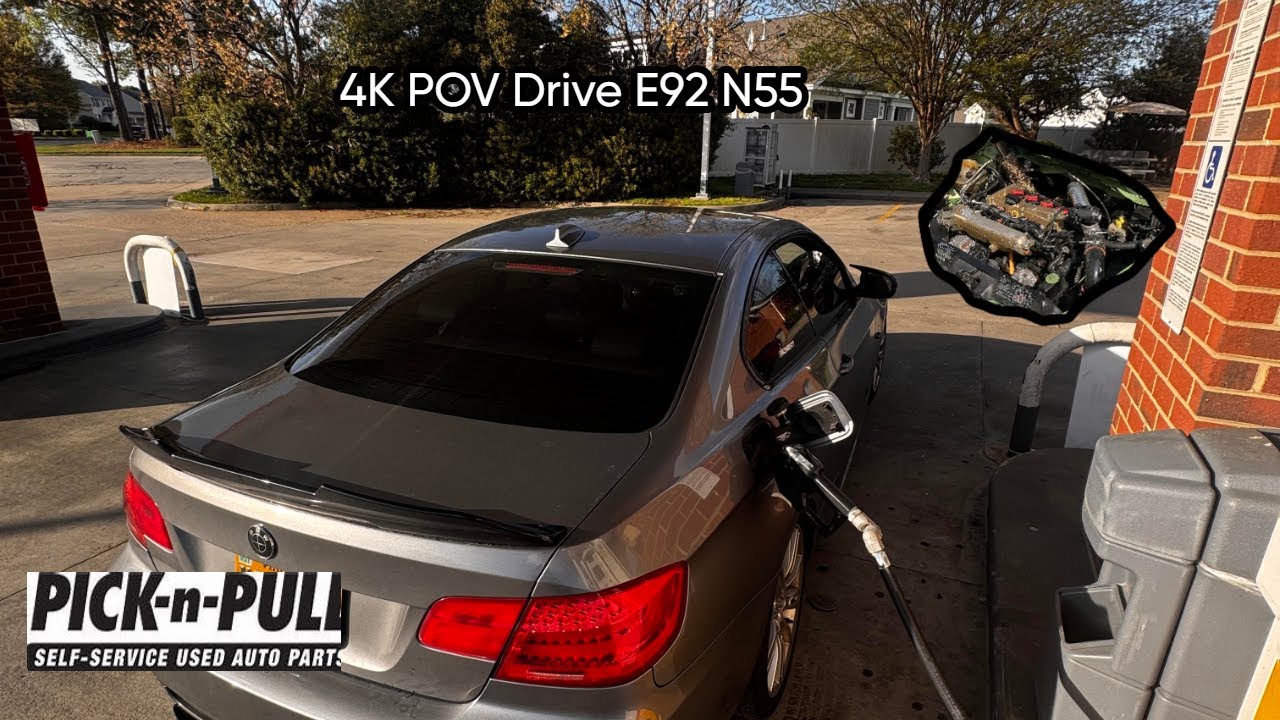 POV Drive 4K 335i E92 N55 | Pick n Pull | Big Turbo Bettle ?!?!