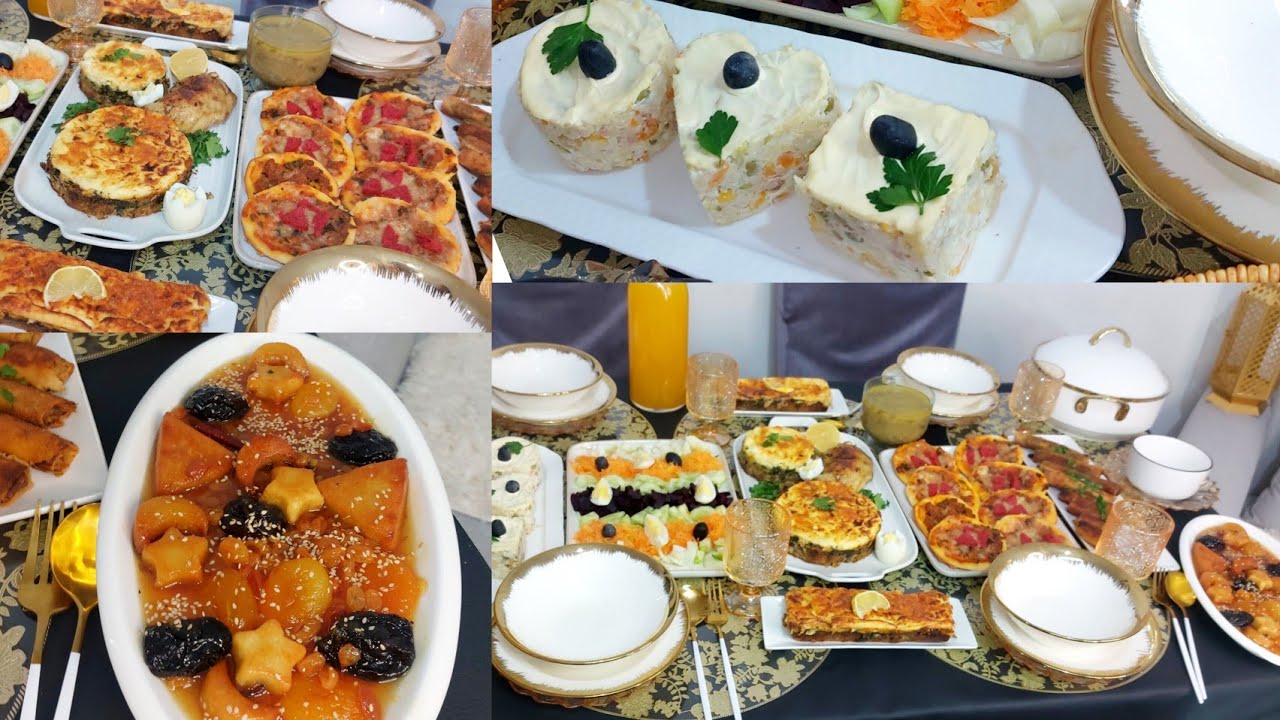 فطرت عندي #يمة طيبتلها طاجين الباي  و ميني بيتزا و لحم لحلو #ماسيدوان خبز الدار