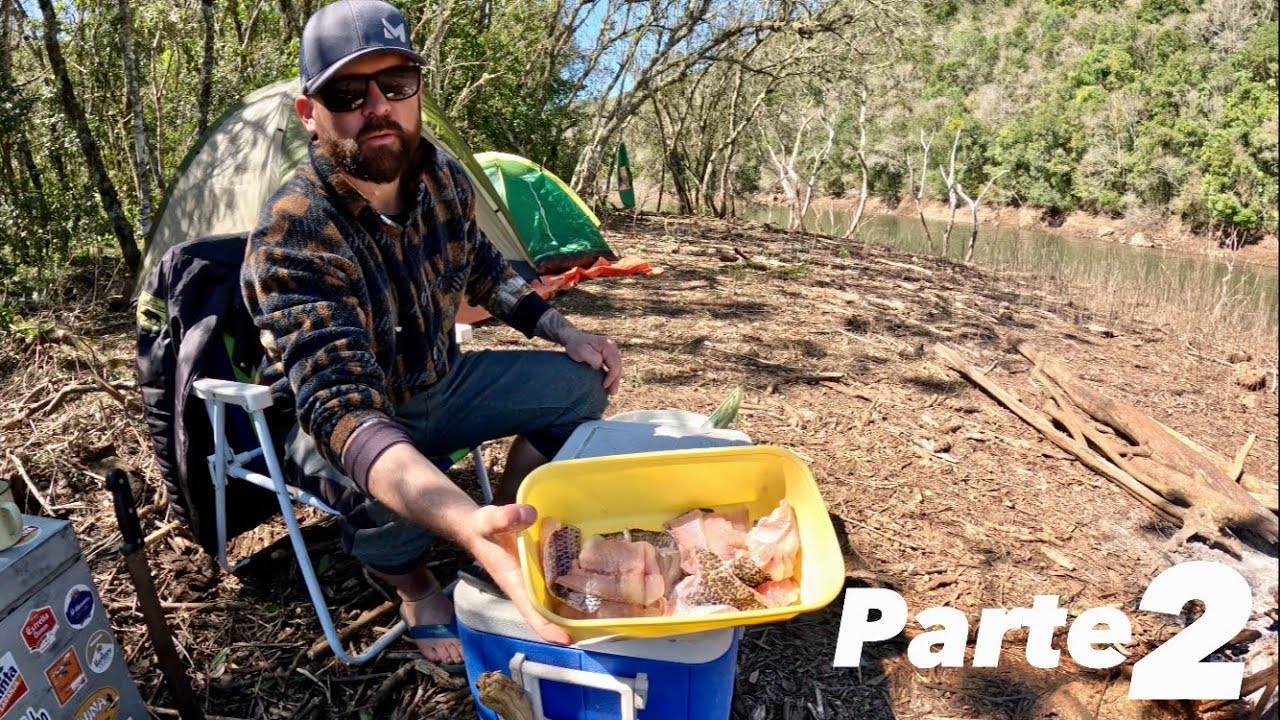 RIO PELOTAS , FILÉ DE TARAÍRA,NUNCA TINHA VISTO ISSO NA BEIRA DO RIO .