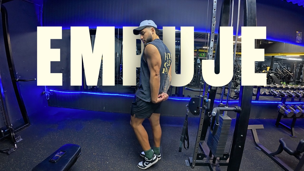 008 PUSH DAY de mis peores entrenamientos, sin fuerza y sin energía pero terminamos el entrenamiento