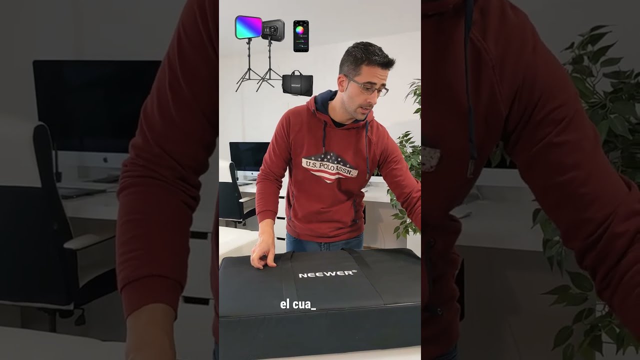 Unboxing NEEWER RGB168 - Focos de luz LED continua y sin parpadeos