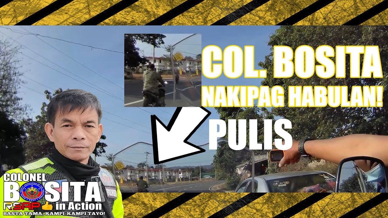 KUNG AYAW MONG MADISGRASYA, MAG-HELMET KA!!! - COL. BOSITA | RSAP IN ACTION