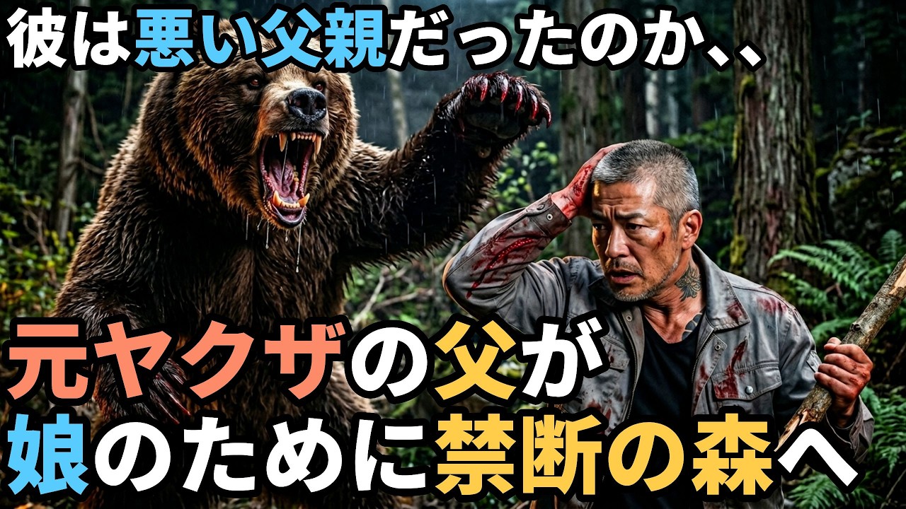 【冒険】元ヤクザの父が娘を救うため禁断の森へ…ノートに書かれた真実に涙が止まらない/【完全版】禁断の森で消えた娘を救った父の最期…ノートに綴られた17年間の愛