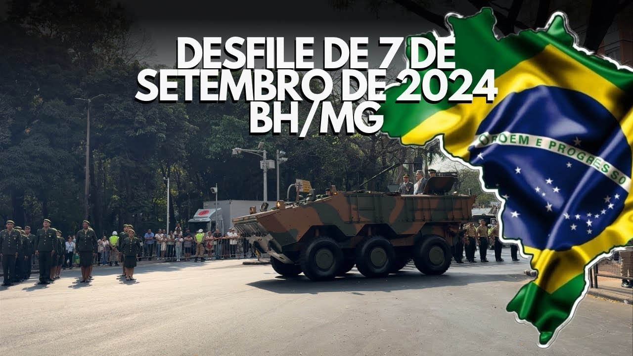Desfile de 7 de setembro de 2024 em Belo Horizonte Minas Gerais