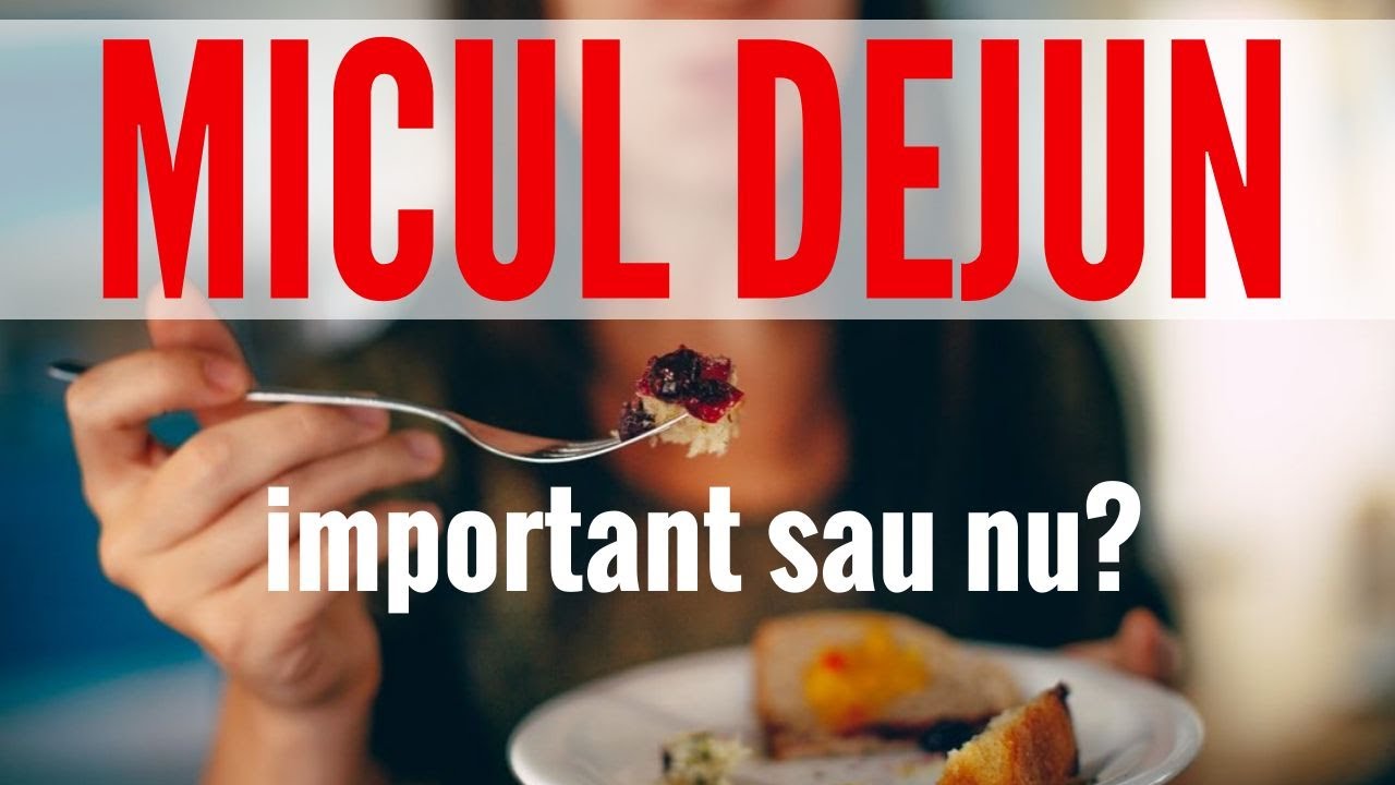 MICUL DEJUN - sanatos sau nu? Opinia nutritionistului!