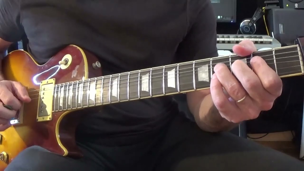 Gary Moore Tribute Guitar Solo improvisation by Jimmy Konsta