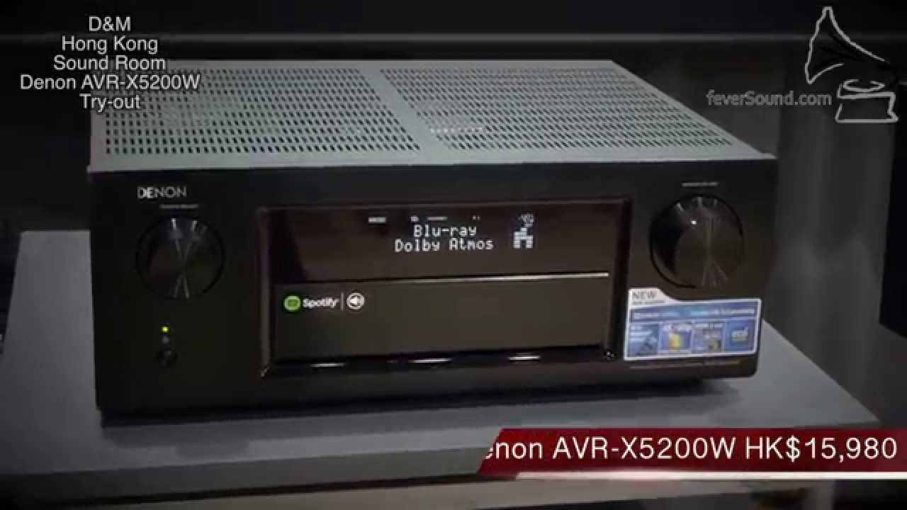 Denon AVR-X5200W－在D&M SoundRoom國仁試聲記 (feverSound.com)