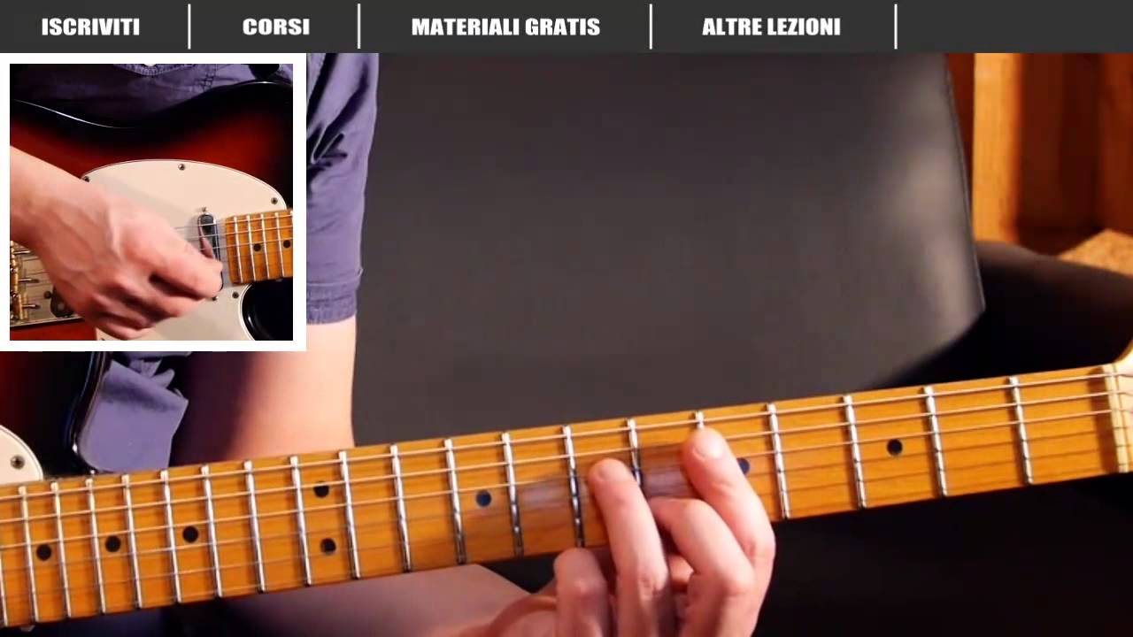 PINK FLOYD -  ANOTHER BRICK IN THE WALL - DAVID GILMOUR - TUTORIAL - LEZIONE DI CHITARRA -