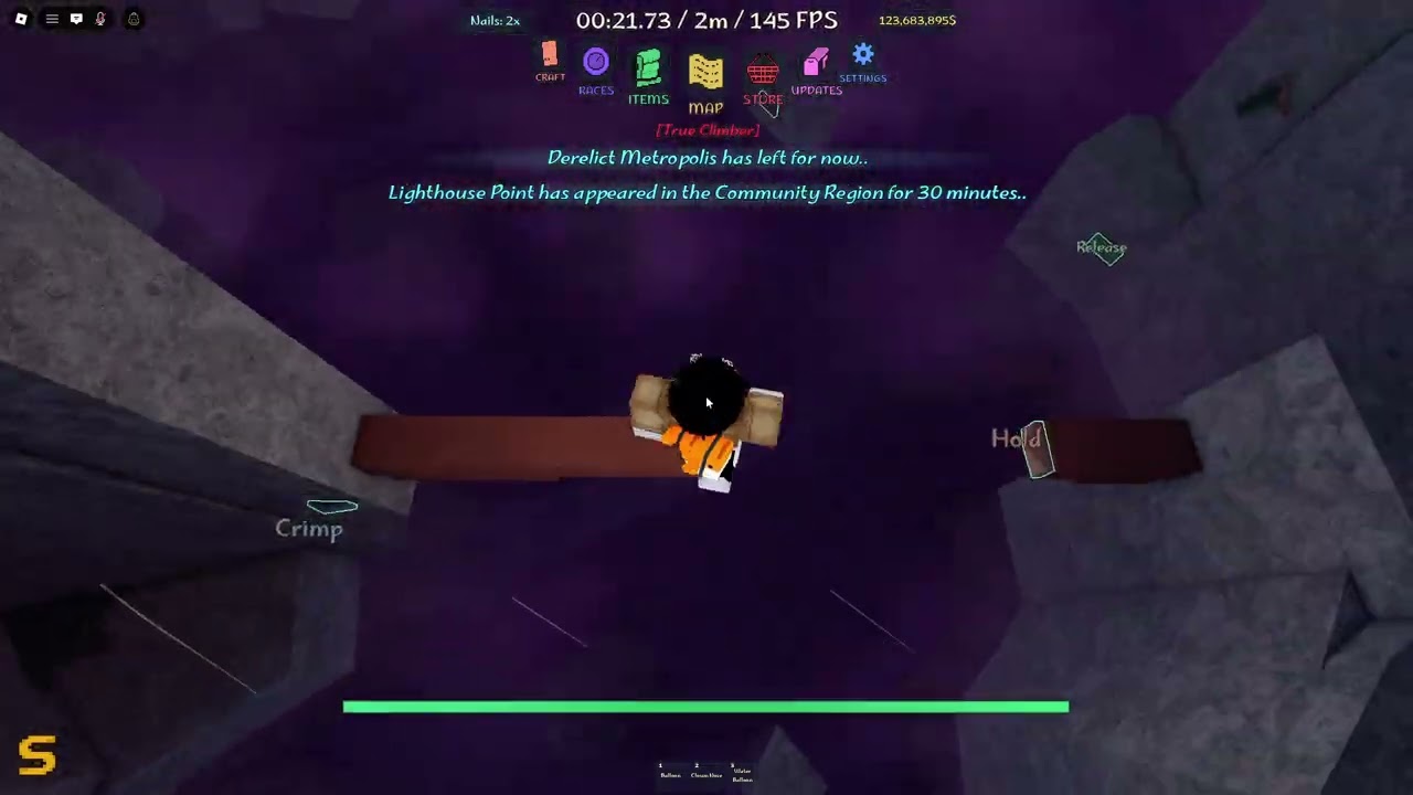 Climbing Game - Unfilled Contaminant, 30.57 (Glitchless)