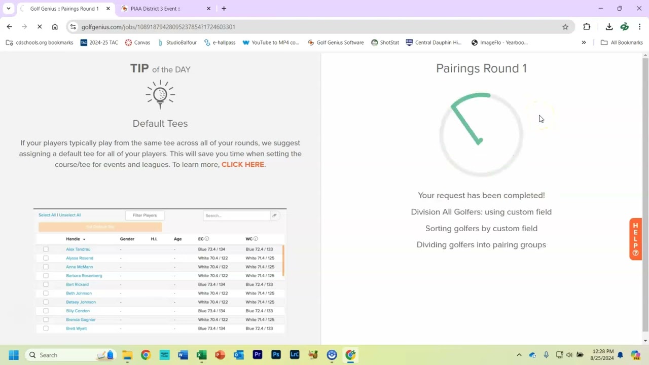 Setting Up a Golf Event in Golf Genius  - Tournaments, Pairings, Tee Times,  & Leaderboards (Part 2)
