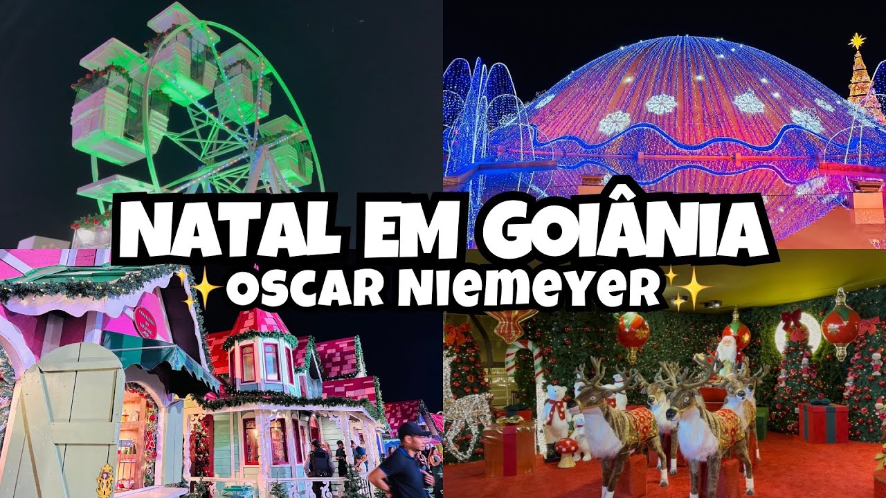 Vlog | NATAL EM GOIÂNIA - DECORAÇÃO OSCAR NIEMEYER 2025 | Natal do Bem - Goiás 🎄🎅🏻✨