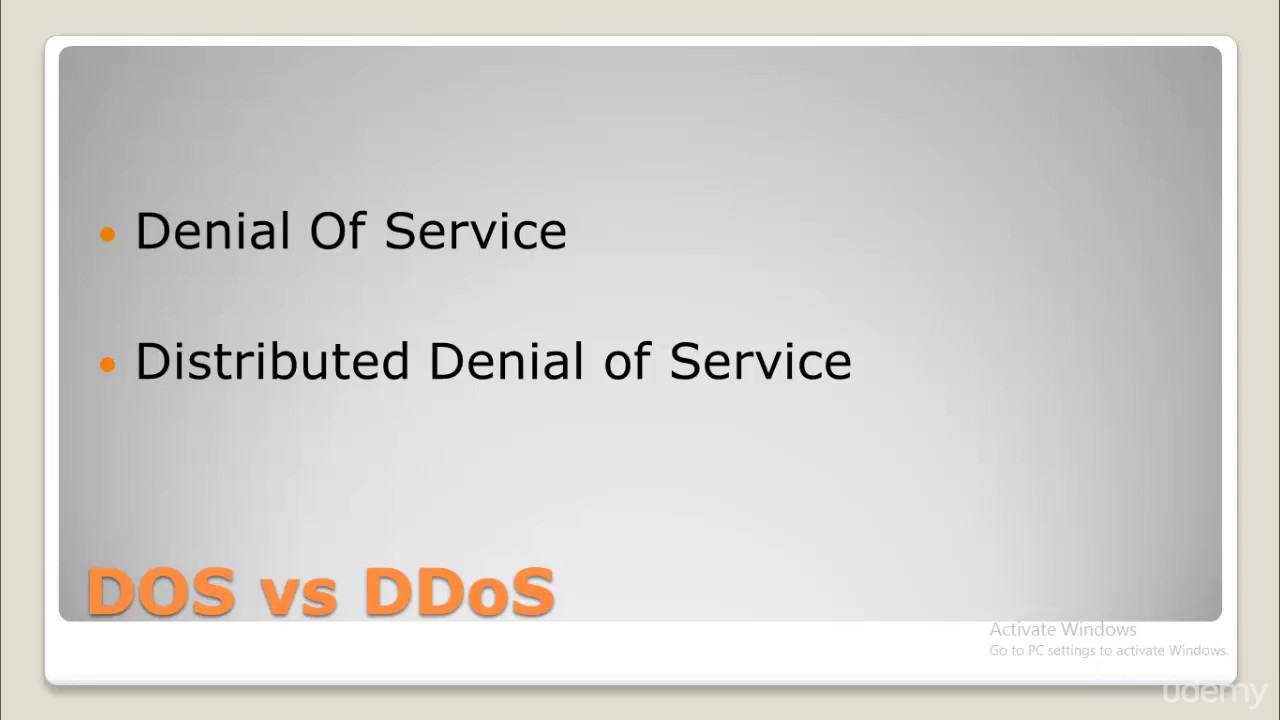 002 DoS vs DDoS