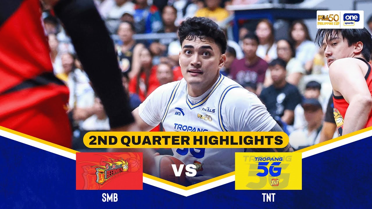 SAN MIGUEL vs TNT | 2ND QUARTER HIGHLIGHTS | FINALS GAME 1 | PBA SEASON 50 PHILIPPINE CUP | JAN. 23