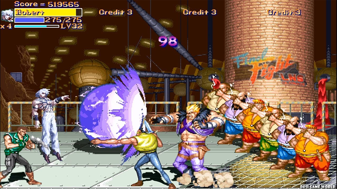 Cadillacs and Dinosaurs Orochi Hack (Final Fight Ultimate LNS V 0.4) Gameplay