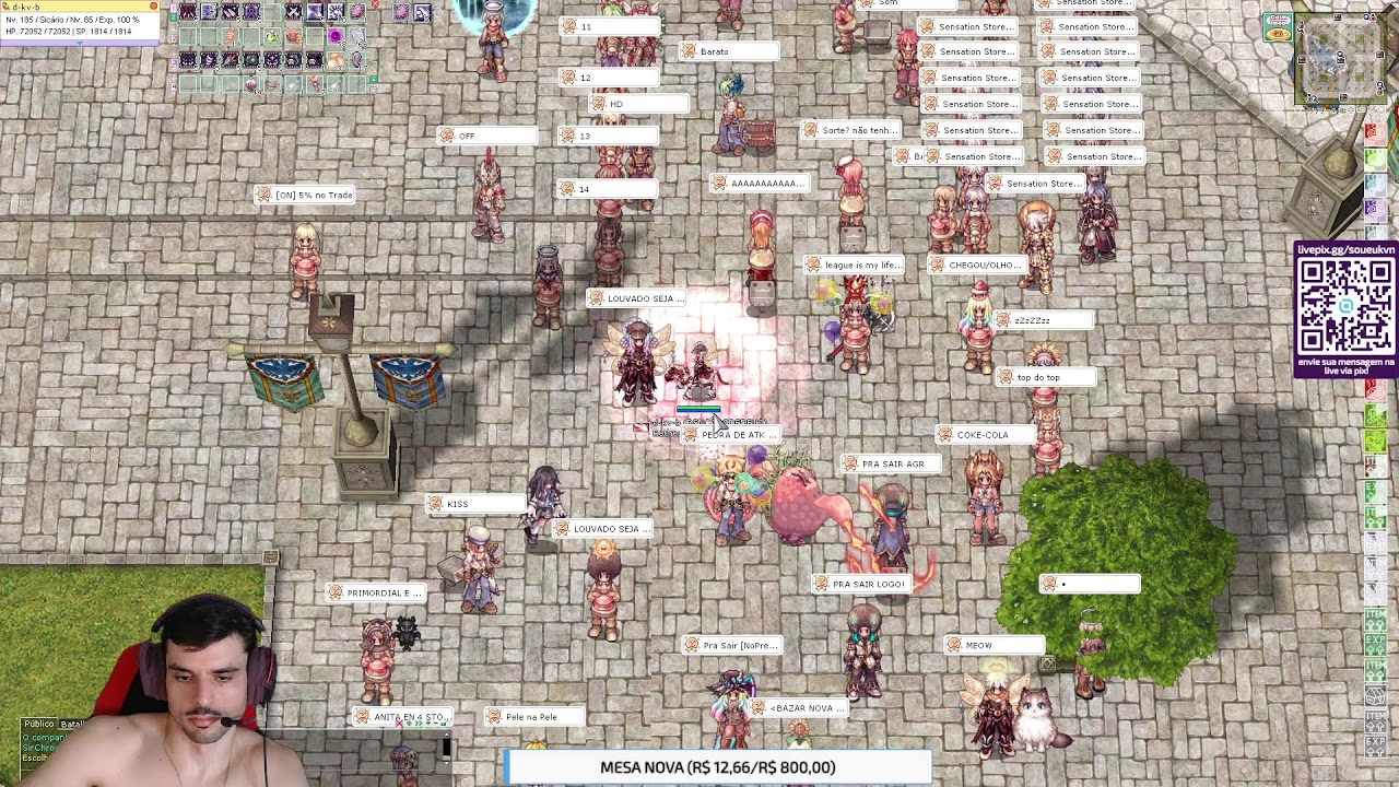 RAGNAROK ONLINE LATAM - JESUS É O CAMINHO, 4 PRIMES/SUBS PRA METINHA DE JANEIRO !