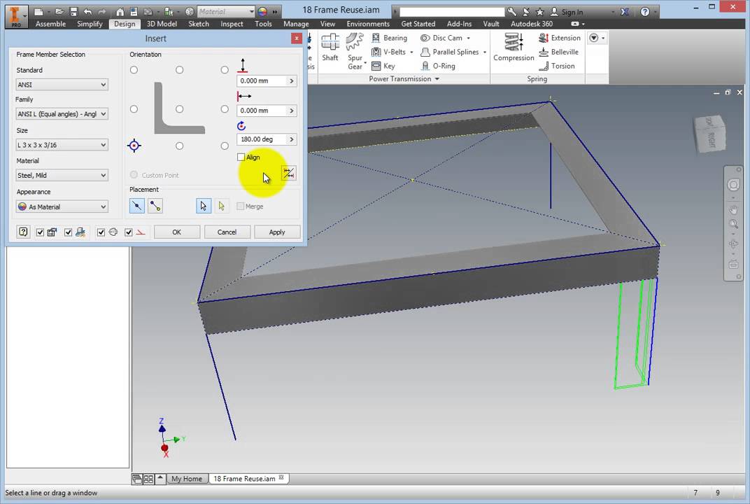 Creating and Modifying Reusable Frame Members