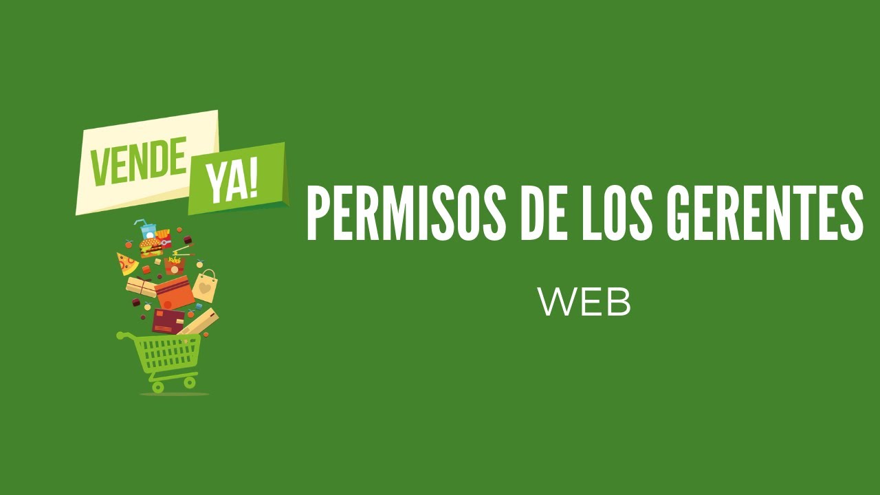 Administrar permisos de los gerentes