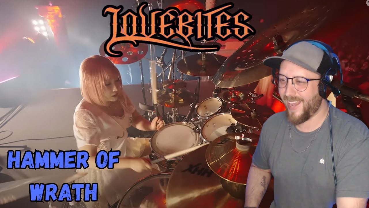 LOVEBITES - Hammer of Wrath (LIVE) Reaction | Metal Musician Reacts