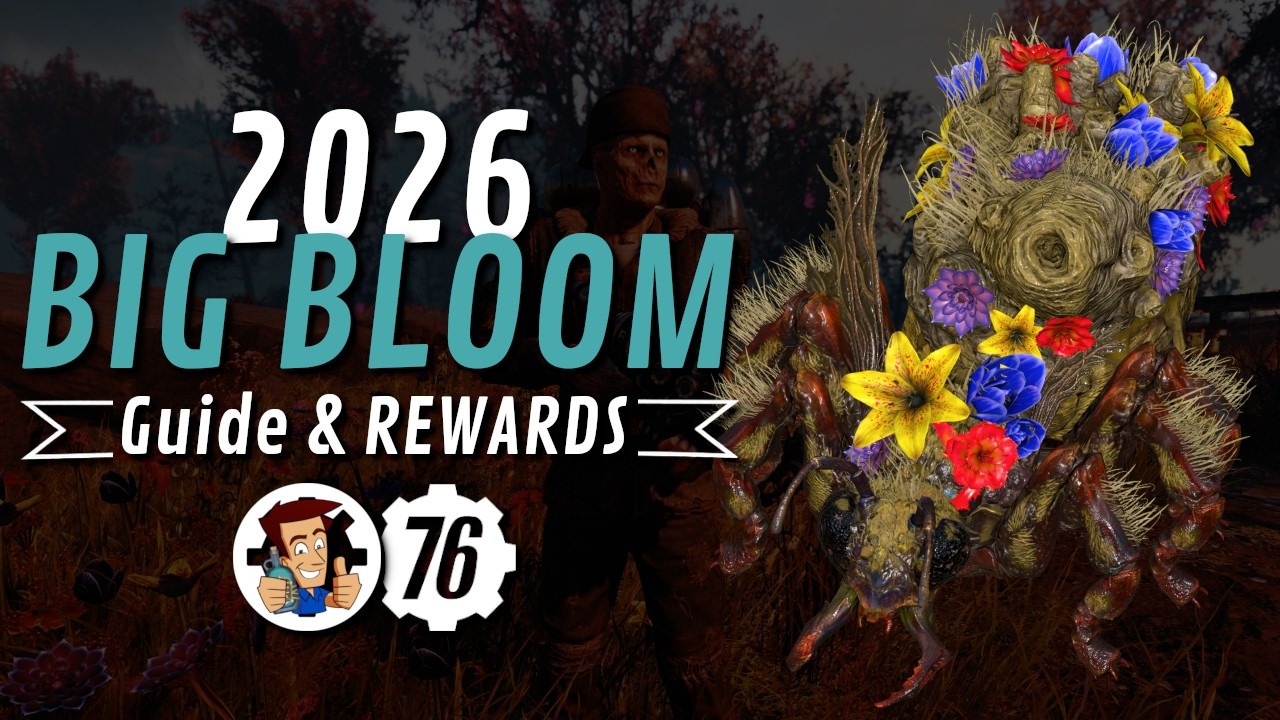 Fallout 76: Руководство по событию &laquo;Большое цветение&raquo; и найденные в файлах игры награды 2026 года.