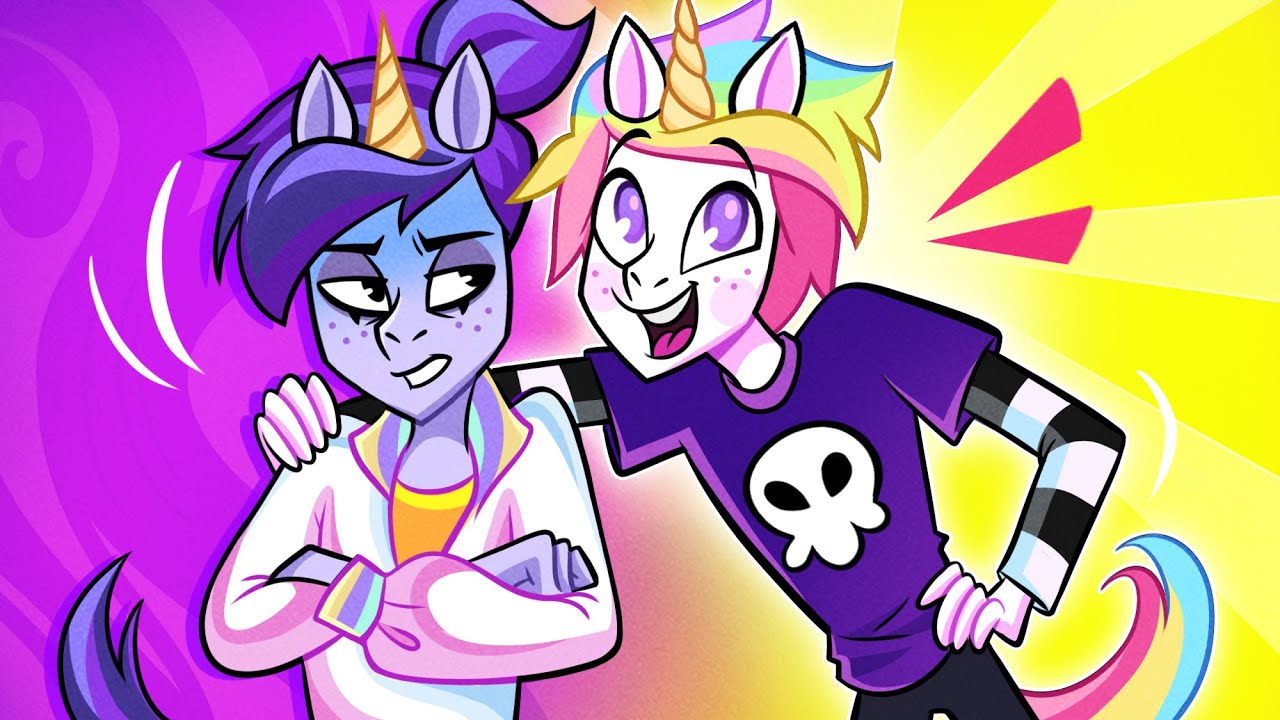 RAINBOW VS GLOOMY UNICORN🦄 The Magical Brothers Are Back! || Extravert vs Introvert by Teen-Z House