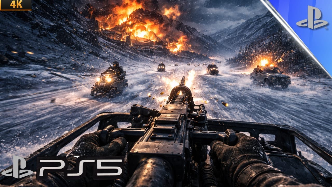 TIROTEIO CONGELANTE EM 4K - GAMEPLAY REALISTA PS5 CALL OF DUTY