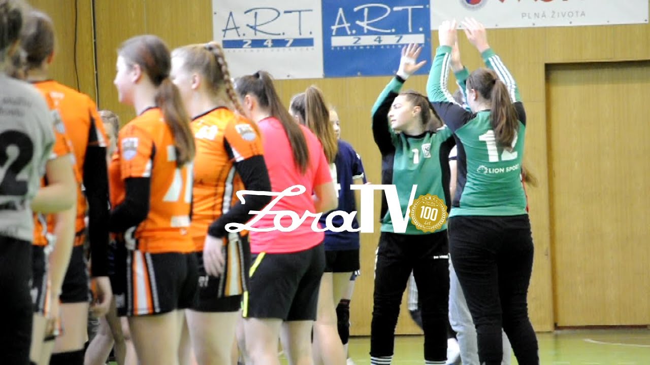 Mladší dorostenky - sestřih ze zápasu / DHK Zora Olomouc - DHK Baník Most 32:31 (18:17)