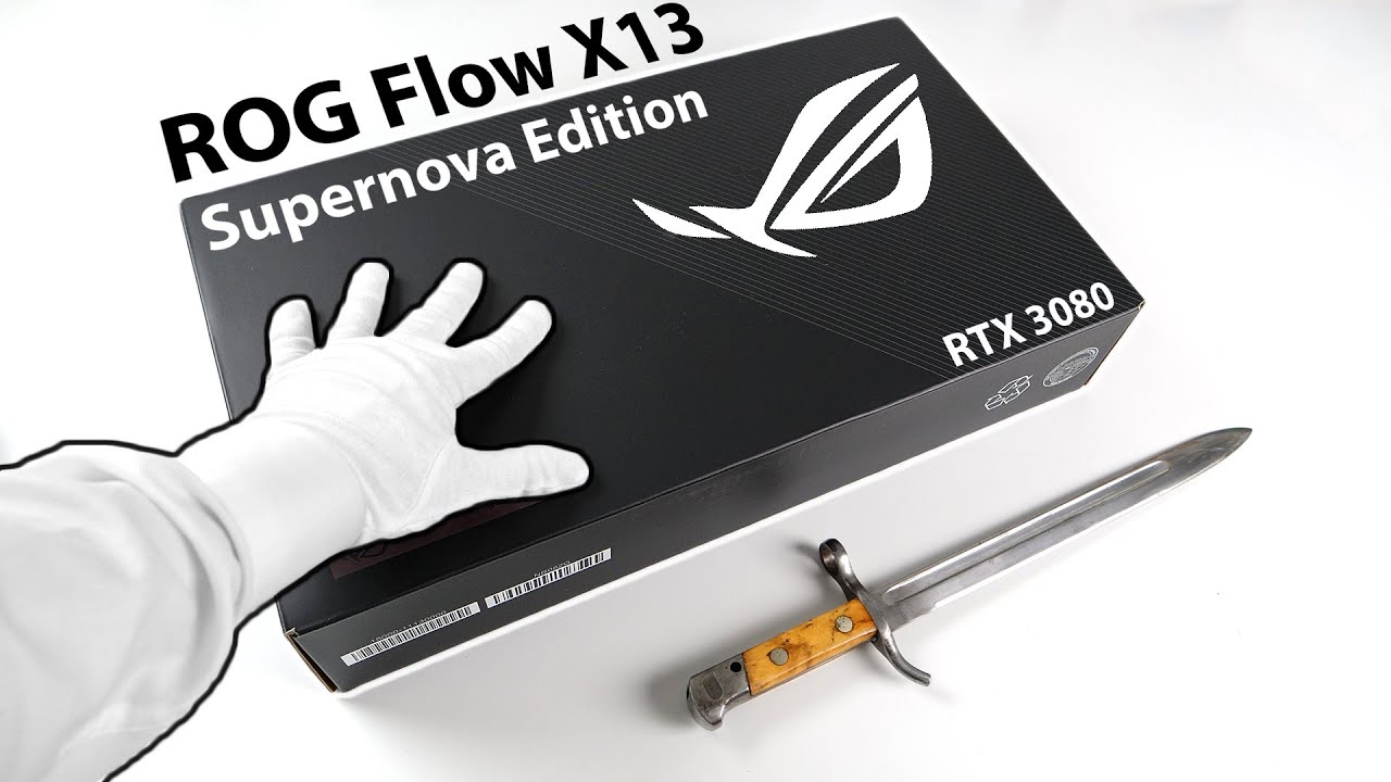 ROG Flow X13 Supernova Edition Unboxing + Nvidia Geforce RTX 3080 Laptop eGPU