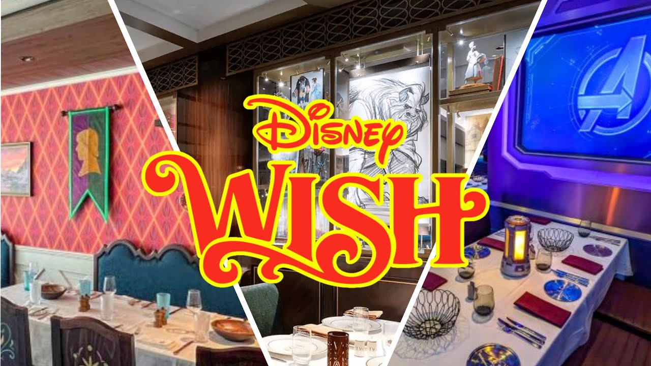 I ATE AT EVERY RESTAURANT ON THE DISNEY WISH: ARENDELLE, 1923, WORLDS OF MARVEL | DISNEY CRUISE LINE