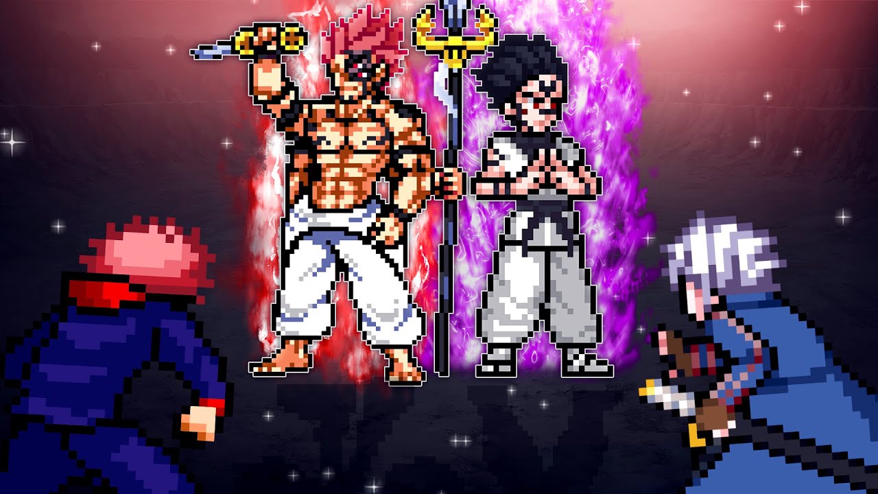 Meguna V5 And Heian Era Sukuna VS Everyone In MUGEN ONLINE
