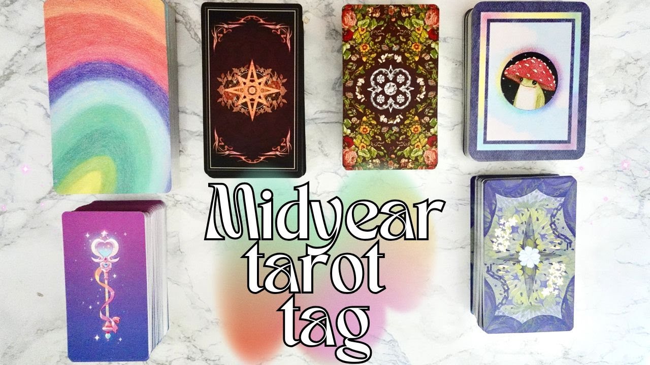 A midyear check in on my tarot collection (deck goblin edition) 🐳 #midyeartarottag VR