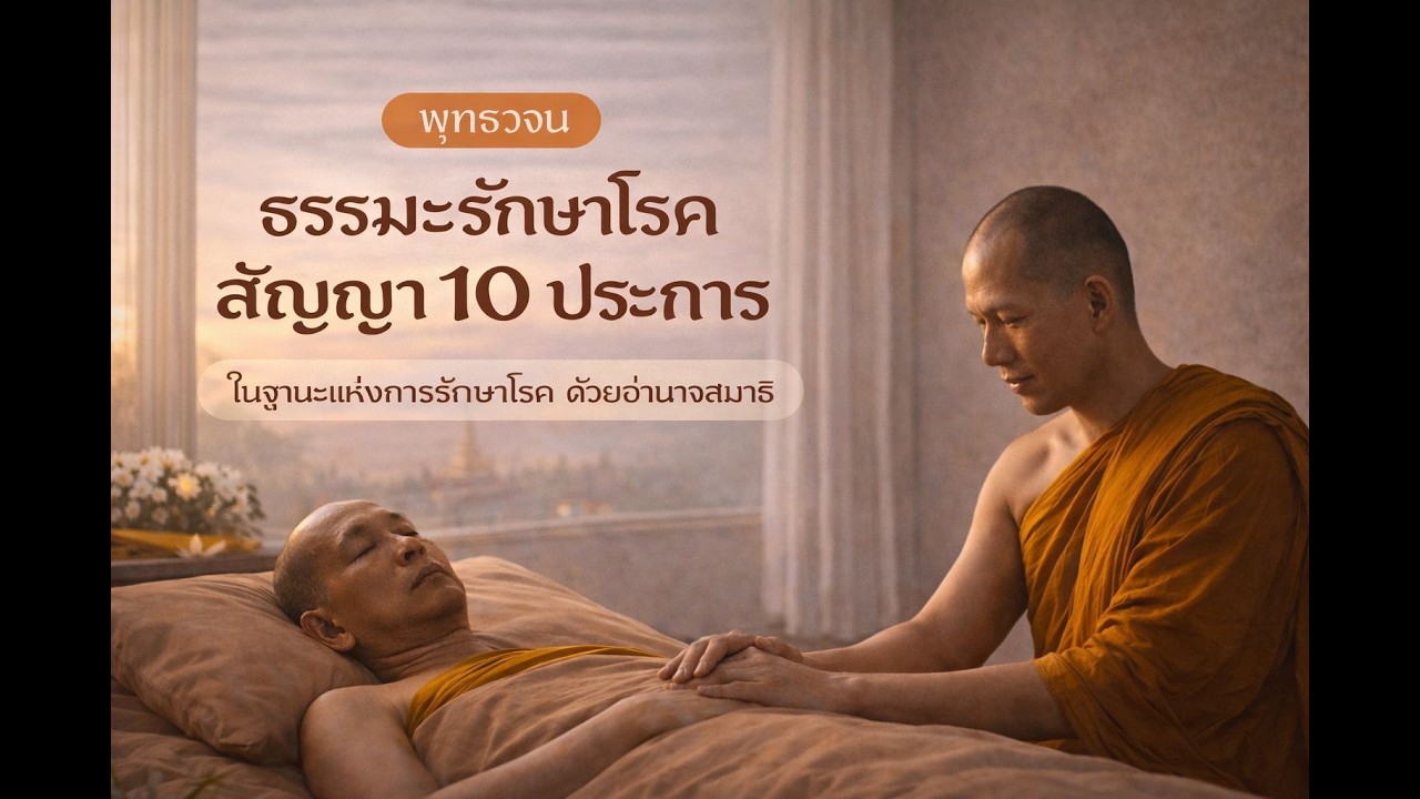 พุทธวจน ธรรมะรักษาโรค สัญญา 10 ประการ ในฐานะแห่งการรักษาโรค ด้วยอำนาจสมาธิ