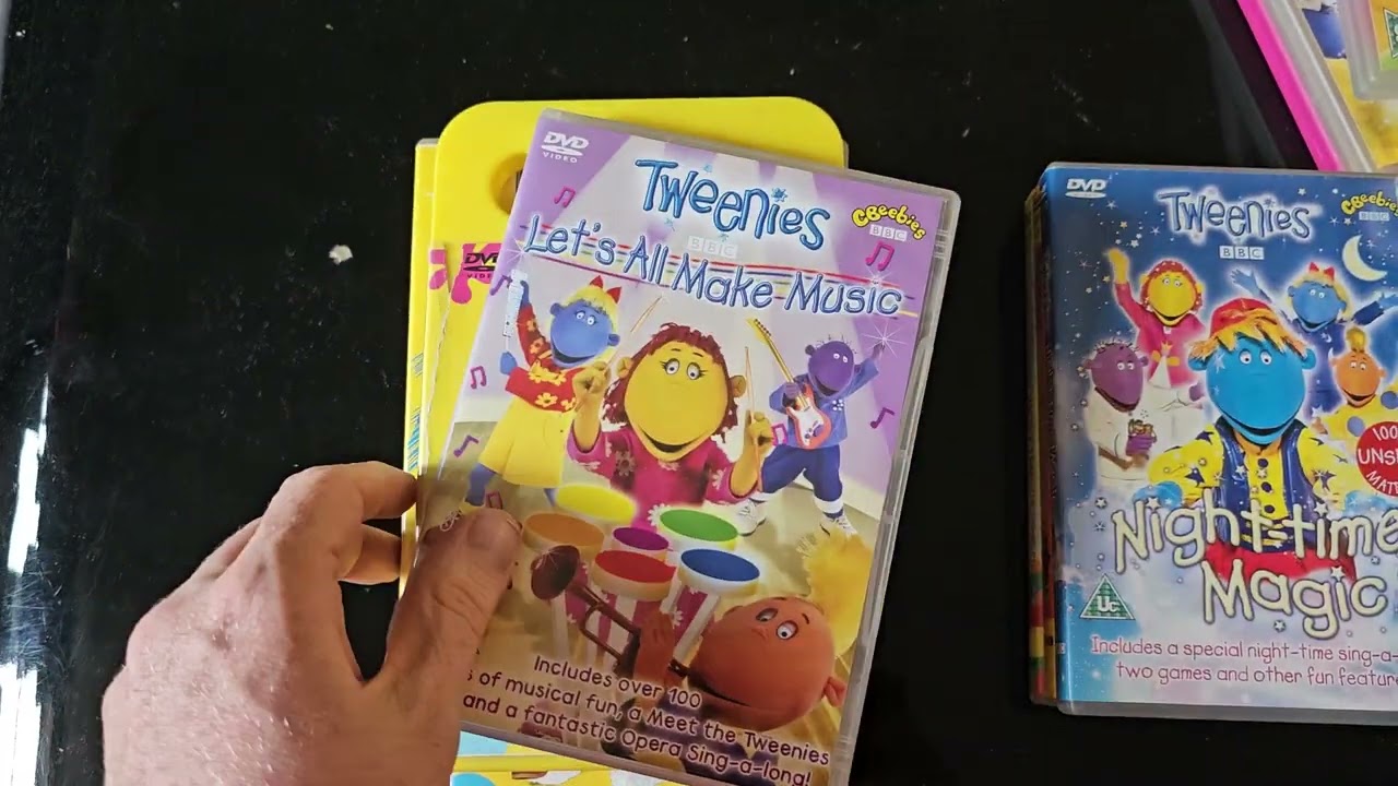 my 2024 tweenies dvd collection