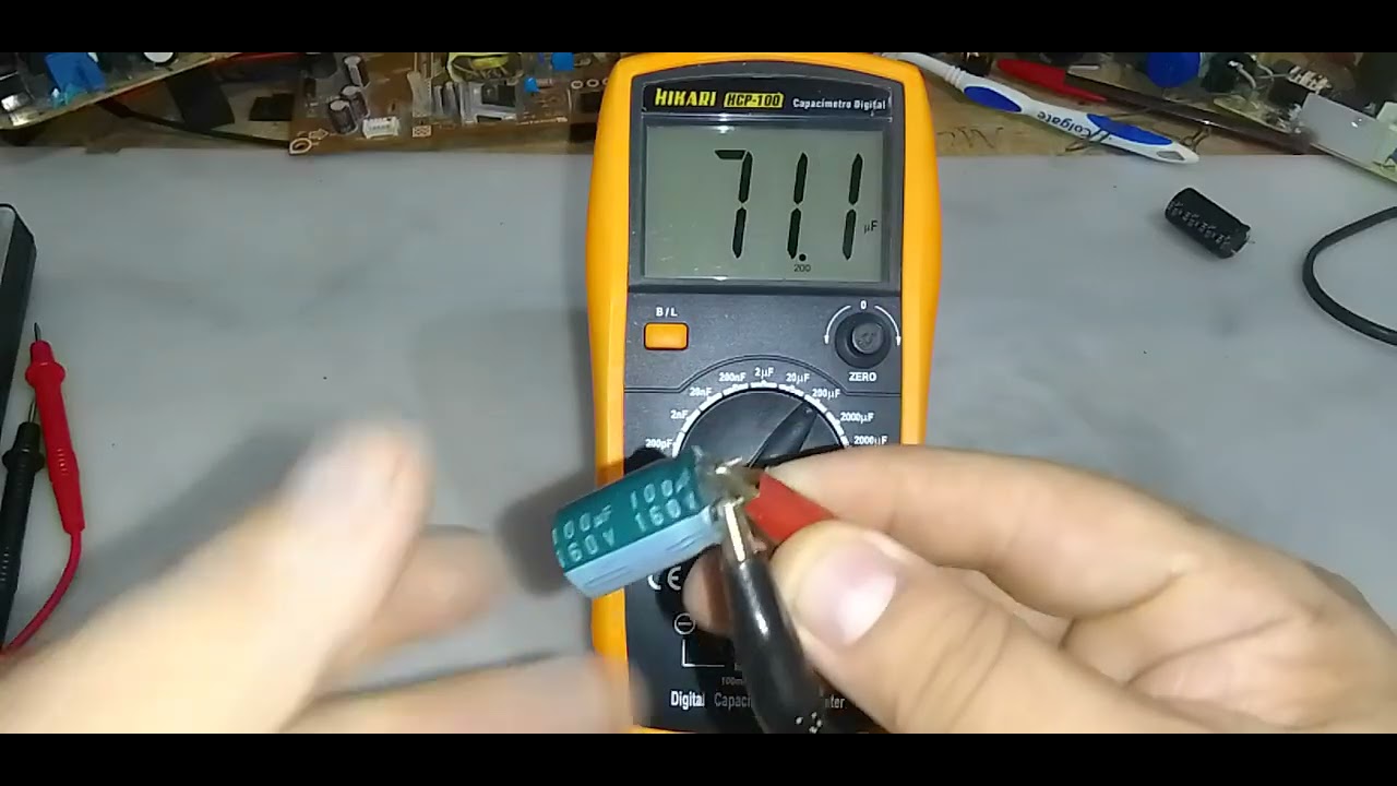 COMO FAZER TESTE MA CAPACITOR COM MULTIMETRO ANALÓGICO E CAPACIMETRO 